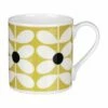 Orla Kiely 60’s Stem Ochre Large Mug - Vintage Style Ceramic Coffee Cup 1 Orla Kiely 60’s Stem Ochre Large Mug - Vintage Style Ceramic Coffee Cup -Campus Gifts Sales mclaggan smith orla kiely msqok175 60s stem ochre large mug 01