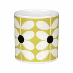 Orla Kiely 60’s Stem Ochre Large Mug - Vintage Style Ceramic Coffee Cup 6 Orla Kiely 60’s Stem Ochre Large Mug - Vintage Style Ceramic Coffee Cup -Campus Gifts Sales mclaggan smith orla kiely msqok175 60s stem ochre large mug 02