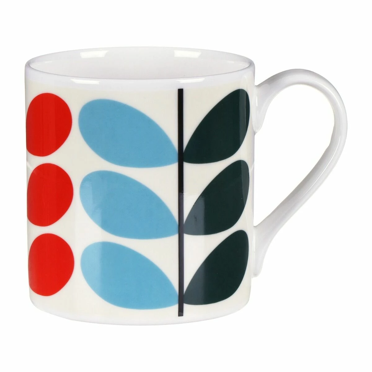 Orla Kiely Multi Solid Stem Large Mug - Stylish & Durable Ceramic Mug 3 Orla Kiely Multi Solid Stem Large Mug - Stylish & Durable Ceramic Mug
