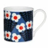 Orla Kiely Blue Bunch Of Stems Large Mug - Stylish & Functional Ceramic Mug -Campus Gifts Sales mclaggan smith orla kiely msqok184 blue bunch of stems large mug 01 copy 3