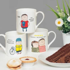 Rosie Made A Thing ‘Throw On Some Lycra’ Mug - Fun & Unique Ceramic Mug -Campus Gifts Sales mclaggan smith rosie made a thing lifestyle 4