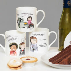 Rosie Made A Thing ‘Unexpected Item’ Mug | Unique & Fun Ceramic Coffee Mug -Campus Gifts Sales mclaggan smith rosie made a thing lifestyle 6