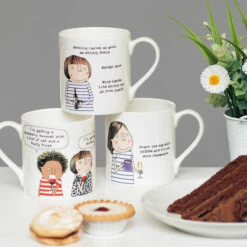 Rosie Made A Thing ‘Sh*t Faced’ Mug - Unique & Funny Ceramic Mug -Campus Gifts Sales mclaggan smith rosie made a thing lifestyle 7