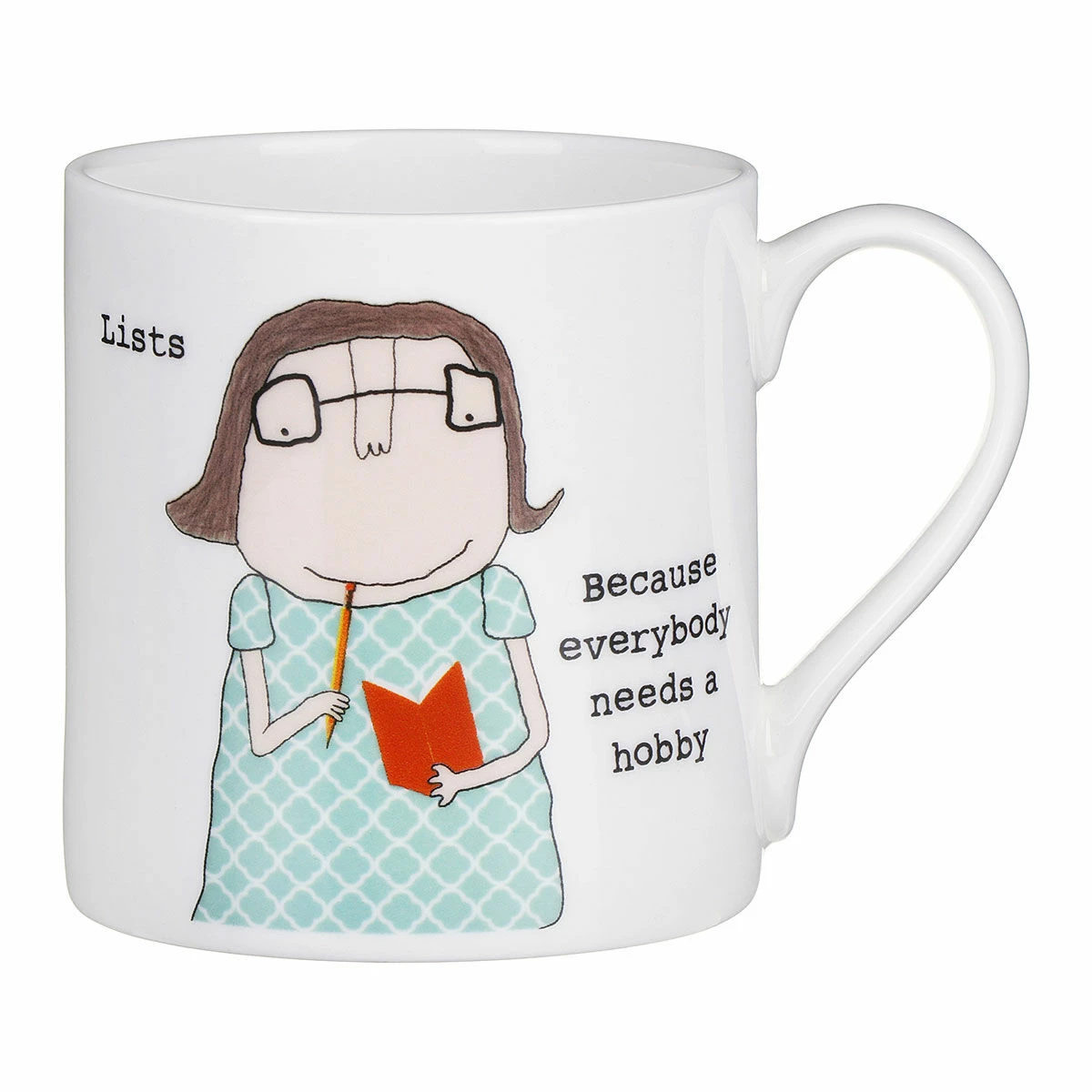 Rosie Made A Thing 'Lists' Mug - Stylish & Functional Ceramic Mug 3 Rosie Made A Thing 'Lists' Mug - Stylish & Functional Ceramic Mug