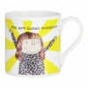 Rosie Made A Thing ‘Human Sunshine’ Mug - Unique Ceramic Coffee Mug with Inspirational Design -Campus Gifts Sales mclaggan smith rosie made a thing qrh57 human sunshine mug 1