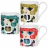 Orla Kiely Set of 3 Dee Dee Large Mugs - Stylish & Durable Ceramic Mugs