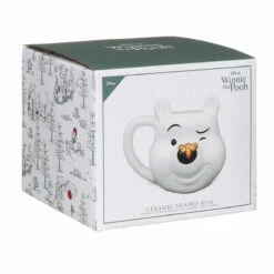 Winnie The Pooh Shaped Mug With Gold Bee - New In Collection -Campus Gifts Sales mugsdc03 winnie the pooh shaped mug with gold bee