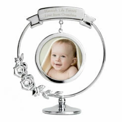 Personalised Crystocraft Photo Frame Ornament | Unique Keepsake Gift -Campus Gifts Sales p0104m23 personalised crystocraft photo frame ornament 2