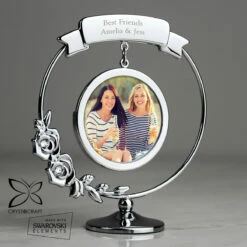 Personalised Crystocraft Photo Frame Ornament | Unique Keepsake Gift -Campus Gifts Sales p0104m23 personalised crystocraft photo frame ornament 4