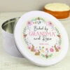 Personalised Springtime Cake Tin - Customisable Storage Solution 1 Personalised Springtime Cake Tin - Customisable Storage Solution -Campus Gifts Sales p0104m72 1