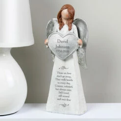 Personalised Memorial Angel Ornament - Custom Keepsake for Loved Ones