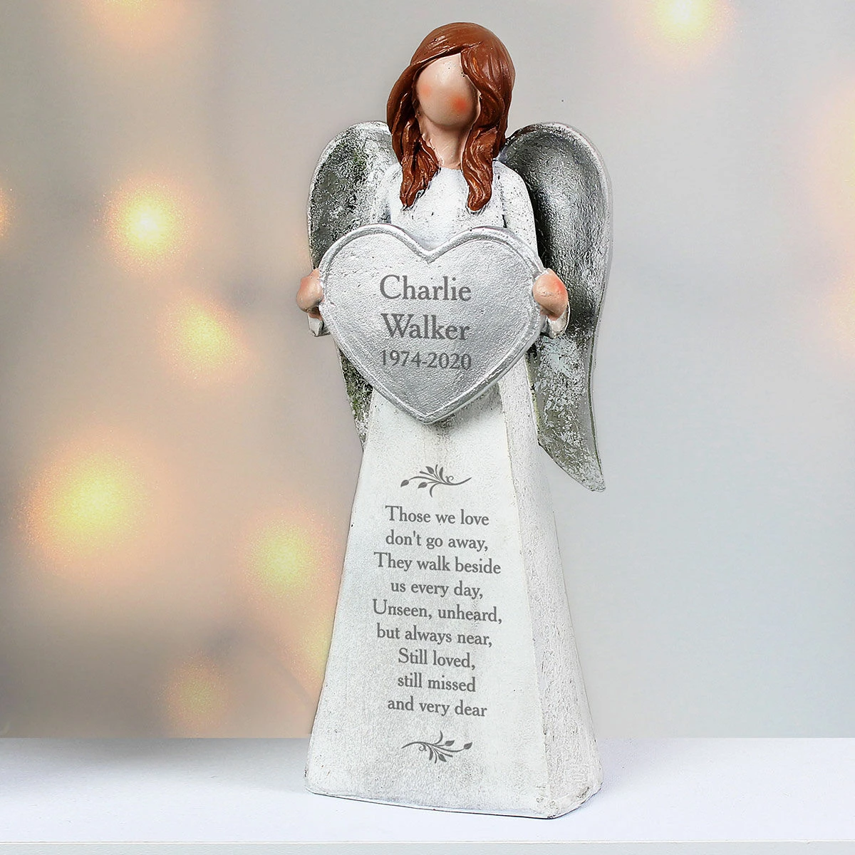 Personalised Memorial Angel Ornament - Custom Keepsake for Loved Ones 5 Personalised Memorial Angel Ornament - Custom Keepsake for Loved Ones - Image 3