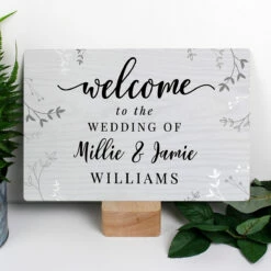 Personalised Welcome Metal Sign - Custom Housewarming Gift & Unique Home Decor