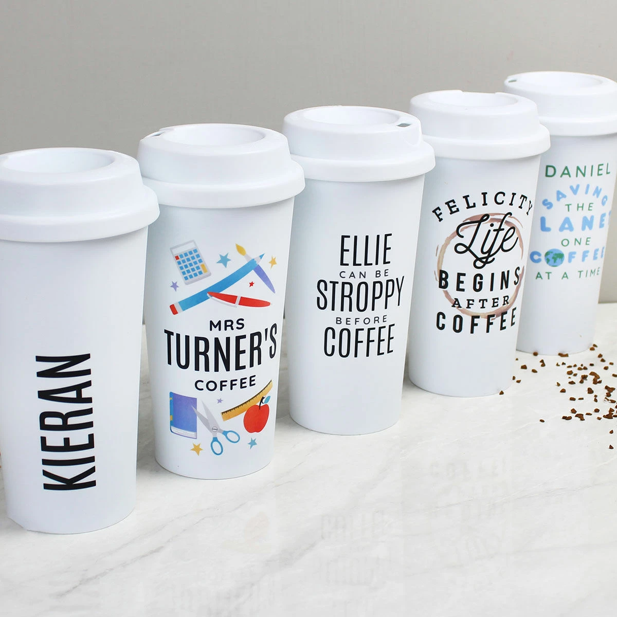 Personalised Teachers Insulated Eco Travel Cup - Customisable Travel Mug 8 Personalised Teachers Insulated Eco Travel Cup - Customisable Travel Mug - Image 6