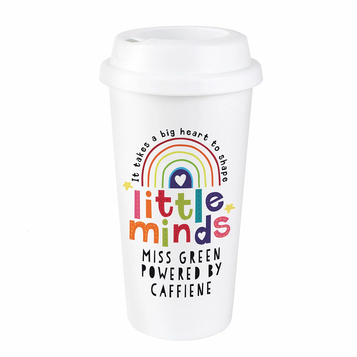 Personalised Teacher ‘Shape Little Minds’ Travel Mug – Unique Gift for Educators 6 Personalised Teacher ‘Shape Little Minds’ Travel Mug – Unique Gift for Educators - Image 4