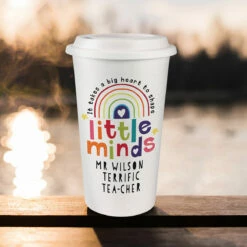 Personalised Teacher ‘Shape Little Minds’ Travel Mug – Unique Gift for Educators 10 Personalised Teacher ‘Shape Little Minds’ Travel Mug – Unique Gift for Educators -Campus Gifts Sales p0813b74 5
