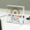 Personalised Teacher ‘Shape Little Minds’ Crystal Token | Unique Ornaments & Trinkets -Campus Gifts Sales p1007e27 1