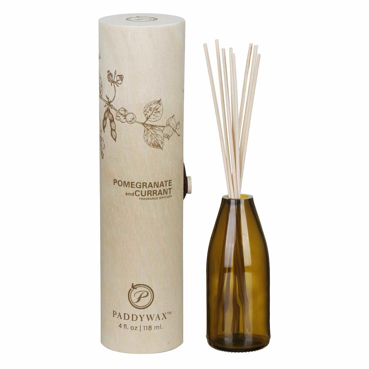 Paddywax Eco Pomegranate & Currant Green Reed Diffuser | Luxurious Home Fragrance 3 Paddywax Eco Pomegranate & Currant Green Reed Diffuser | Luxurious Home Fragrance