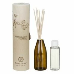 Paddywax Eco Pomegranate & Currant Green Reed Diffuser | Luxurious Home Fragrance 10 Paddywax Eco Pomegranate & Currant Green Reed Diffuser | Luxurious Home Fragrance -Campus Gifts Sales paddywax egfd04eu eco pomegranate currant green recycled glass reed diffuser 04