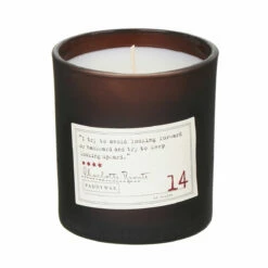 Paddywax Library 170g Charlotte Bronte Boxed Soy Candle - Elegant Home Fragrance -Campus Gifts Sales paddywax gl14eu library candle 2