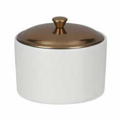 Paddywax Hygge 141g Tobacco & Vanilla White Ceramic Soy Candle | Aromatic Home Fragrance