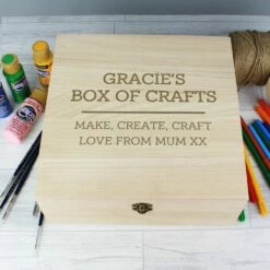 Personalised Large Wooden Keepsake Box - Handcrafted Ornamental Gift for Special Occasions -Campus Gifts Sales pmc p1014a53 wooden keepsake box 3