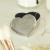 Personalised Floral Free Text Heart Trinket Box - Unique Ornament & Keepsake Gift -Campus Gifts Sales pmc personalised p0102z22 floral free text heart trinket box 01