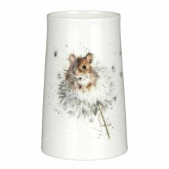 Wrendale Country Mice 14cm Vase - Charming Ornament for Home Decor