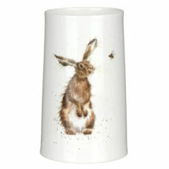 Wrendale The Hare And The Bee 17cm Vase - Elegant Ornament & Trinket