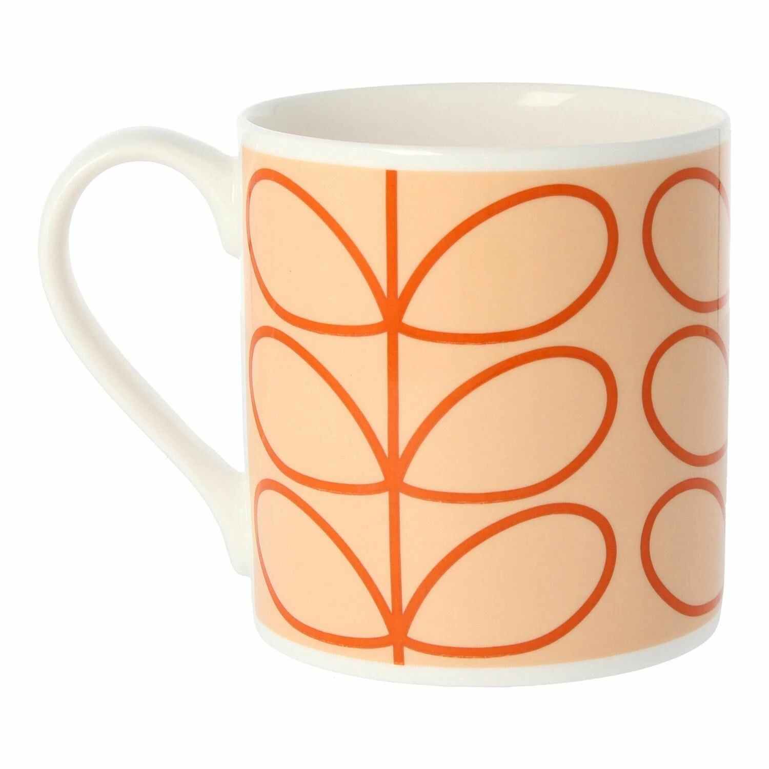 Orla Kiely Linear Stem Tomato Large Mug - Stylish Ceramic Coffee Cup 5 Orla Kiely Linear Stem Tomato Large Mug - Stylish Ceramic Coffee Cup - Image 3