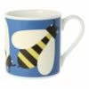Orla Kiely Busy Bee Blue Large Mug - Stylish & Durable Ceramic Mug 1 Orla Kiely Busy Bee Blue Large Mug - Stylish & Durable Ceramic Mug -Campus Gifts Sales qok135