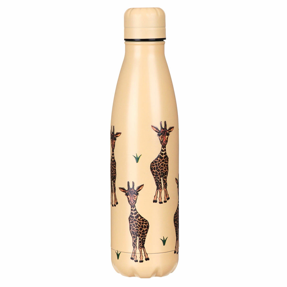Eco Chic Beige Giraffe 500ml Thermal Drinks Bottle - New In 3 Eco Chic Beige Giraffe 500ml Thermal Drinks Bottle - New In
