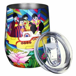 The Beatles Yellow Submarine Travel Tumbler - House Of Disaster - Insulated Travel Mug