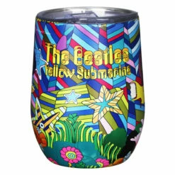 The Beatles Yellow Submarine Travel Tumbler - House Of Disaster - Insulated Travel Mug -Campus Gifts Sales tbysjee house of disaster the beatles yellow submarine travel tumbler 2