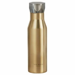 Ted Baker BOTLET Gold Water Bottle - Stylish & Reusable Hydration Flask