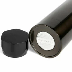 Ted Baker BOTMAN Shiny Black Water Bottle - Stylish & Durable Hydration Flask -Campus Gifts Sales ted baker 259724 black botman shiny black water bottle 3