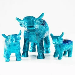 Tilnar Art Aluminark Brushed Aqua Extra Large Highland Cow - New In 7 Tilnar Art Aluminark Brushed Aqua Extra Large Highland Cow - New In -Campus Gifts Sales tilnar art aluminark brushed aqua highland cow group