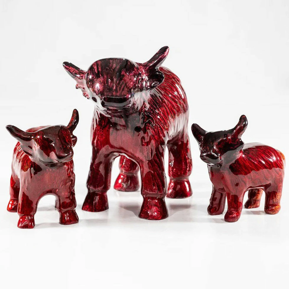 Tilnar Art Aluminark Brushed Red Extra Large Highland Cow | New In 6 Tilnar Art Aluminark Brushed Red Extra Large Highland Cow | New In - Image 4