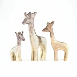Tilnar Art Aluminark Brushed Silver Large Giraffe - New In Collection -Campus Gifts Sales tilnar art aluminark brushed silver giraffe group