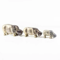 Tilnar Art Aluminark Brushed Silver Large Hippo - New In Collection 7 Tilnar Art Aluminark Brushed Silver Large Hippo - New In Collection -Campus Gifts Sales tilnar art aluminark brushed silver hippo group