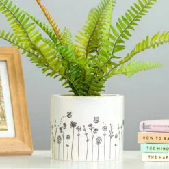 Transomnia Bud & Bloom Large Planter - Stylish Indoor & Outdoor Decorative Pot