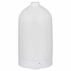 Aroma Home Serenity Cream Ceramic Ultrasonic Diffuser | Essential Oil Diffuser for Home & Office