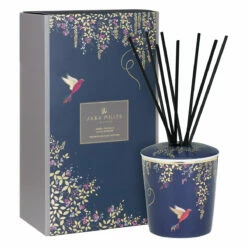 Sara Miller Chelsea Navy Amber, Orchid & Lotus Blossom 200ml Reed Diffuser - New In