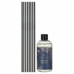 Sara Miller Chelsea Navy Amber, Orchid & Lotus Blossom 200ml Reed Diffuser - New In -Campus Gifts Sales wax lyrical sm2204 sara miller chelsea navy 200ml reed diffuser 3