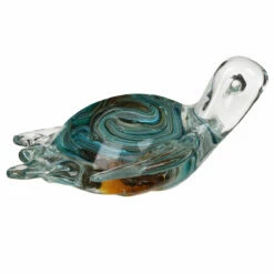 Widdop & Co Objets D’Art Turtle Glass Figurine - Elegant Ornament & Trinket -Campus Gifts Sales widdop co 62404 objets d art turtle glass figurine 3