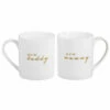 Widdop & Co Bambino New Mummy & Daddy Mugs - Perfect Gift for New Parents 2 Widdop & Co Bambino New Mummy & Daddy Mugs - Perfect Gift for New Parents -Campus Gifts Sales widdop co cg1321 new mummy daddy mug pair 1
