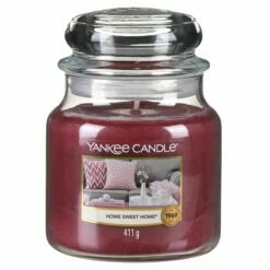 Yankee Candle Home Sweet Home Medium Jar Candle | Long-Lasting Fragrance | Perfect Gift -Campus Gifts Sales yankee candle 11497e medium jar home sweet home