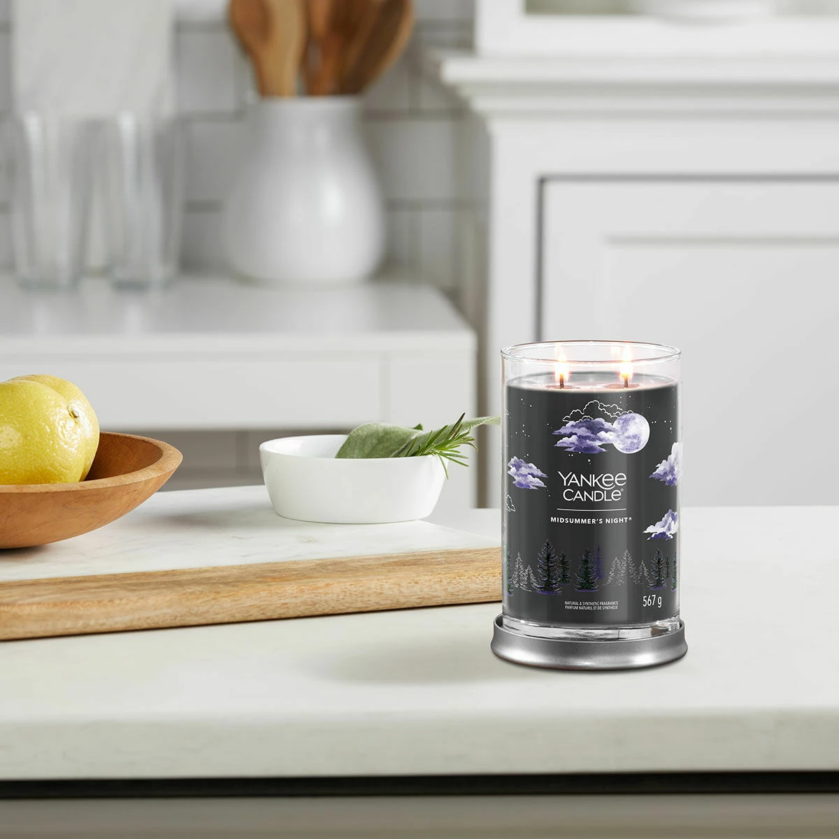 Yankee Candle Midsummers Night Signature Large Tumbler Candle - Long-Lasting Fragrance for Home Ambiance 5 Yankee Candle Midsummers Night Signature Large Tumbler Candle - Long-Lasting Fragrance for Home Ambiance - Image 3