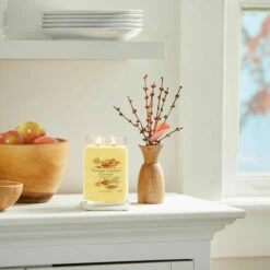 Yankee Candle Autumn Sunset Signature Large Jar Candle - Long-Lasting Fragrance for Cosy Evenings -Campus Gifts Sales yankee candle 1631767e autumn sunset signature large jar candle lifestyle 1