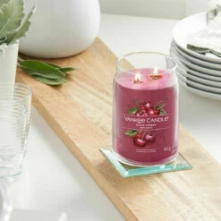 Yankee Candle Black Cherry Signature Large Jar Candle - Long-Lasting Fragrance, Premium Quality 10 Yankee Candle Black Cherry Signature Large Jar Candle - Long-Lasting Fragrance, Premium Quality -Campus Gifts Sales yankee candle 1701380e black cherry signature large jar candle lifestyle 2